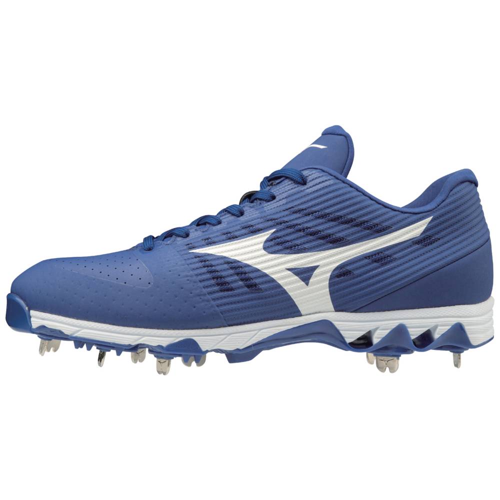 Panske Botasky Mizuno 9-Spike Ambition Nizke Metal Kráľovská Modrá/Biele Vypredaj XTGD65213